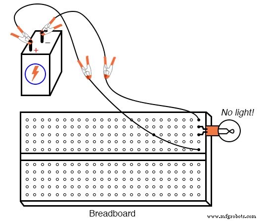 6V 电池-灯泡基础电路搭建与故障排查实战