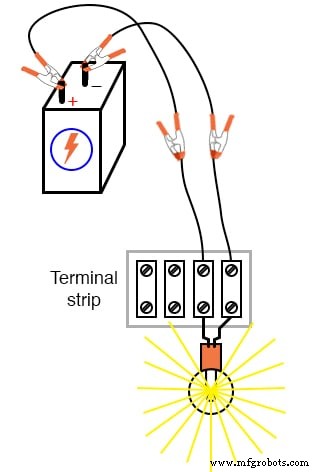 6V 电池-灯泡基础电路搭建与故障排查实战