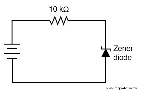 稳压二极管电压调节实验:12V 齐纳二极管特性测试