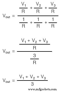 无源求平均与 Op-Amp 求和电路:从平均到加法