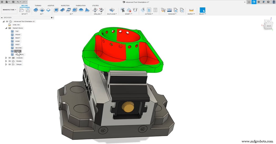 掌握 Fusion 360 刀具朝向：高级控制与可达性分析