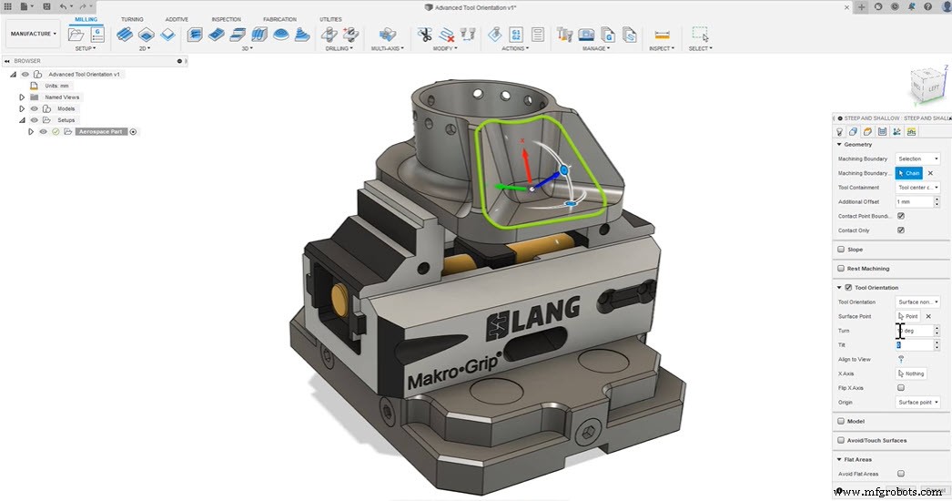 掌握 Fusion 360 刀具朝向：高级控制与可达性分析