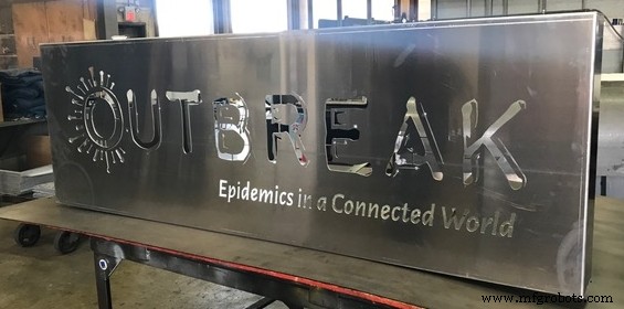 定制激光切割金属招牌:赋能品牌形象的商业利器