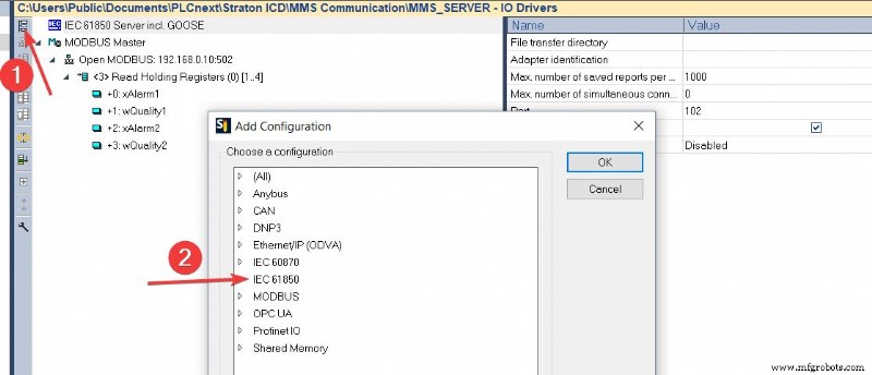 Straton 教程 2：掌握 IEC 61850 中的 MMS 通信