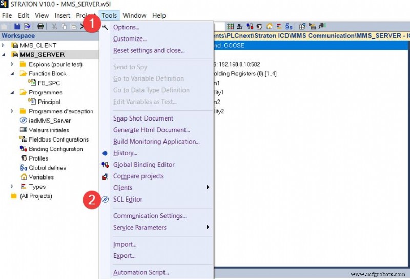 Straton 教程 2：掌握 IEC 61850 中的 MMS 通信