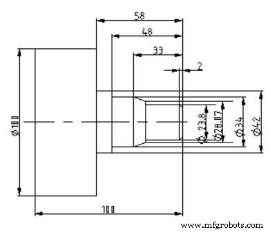 Fanuc G70/G71粗精车削循环CNC程序实例