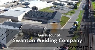 空中俯瞰Swanton Welding:金属制造卓越实力全景